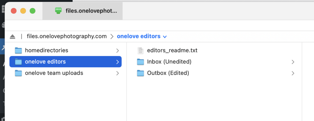 , FTP Info (Editors)