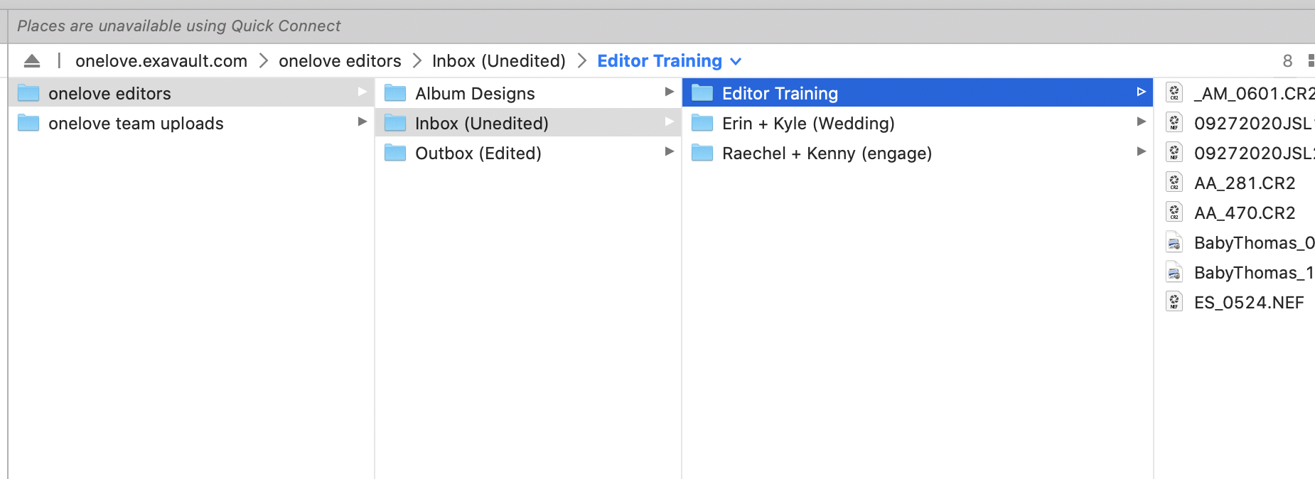 FTP Info (Editors)