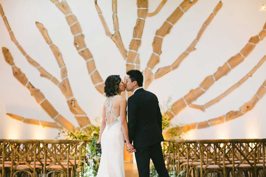 First Kiss Wedding Photo - Bay Area Wedding Photographer