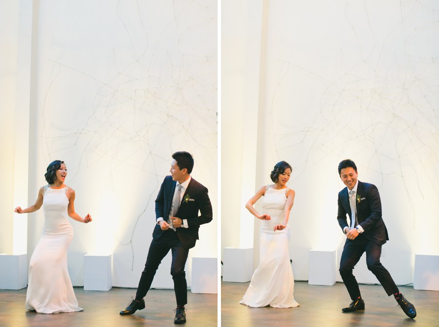 couples first dance at indoor reception The pearl SF