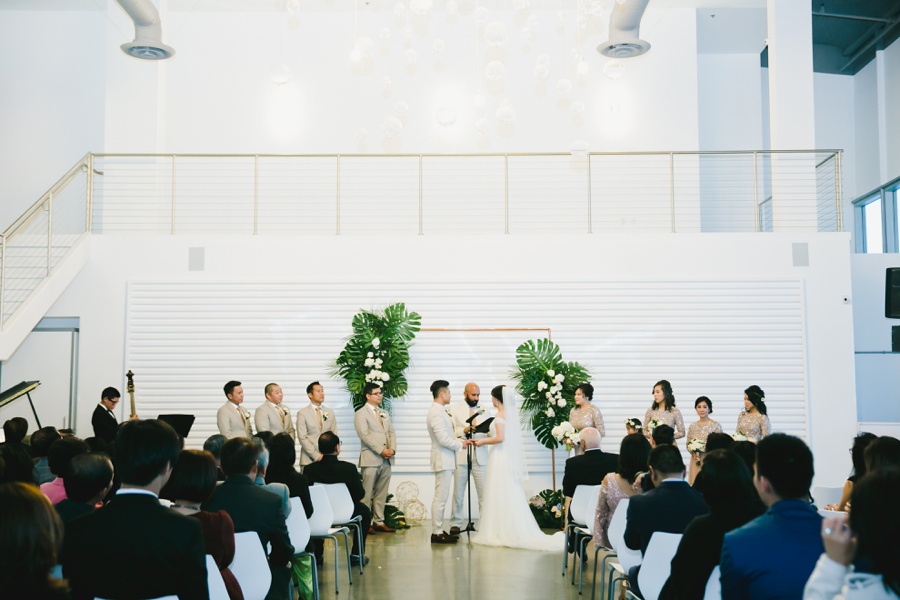 Tropical-Mod Wedding in Long Beach