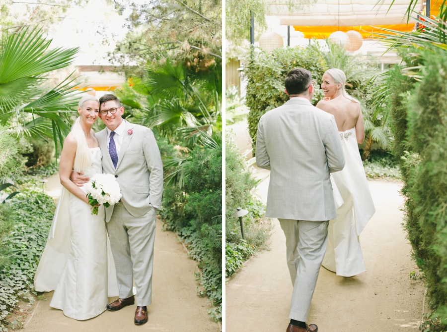 A candid photo of a couple at the Parker Palm Springs