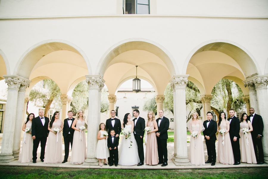 Classy White and Rose Wedding