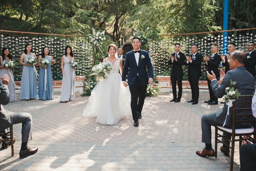 Garden Wedding with 1000 Paper Cranes