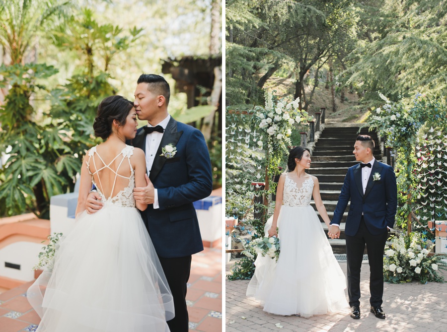Garden Wedding with 1000 Paper Cranes