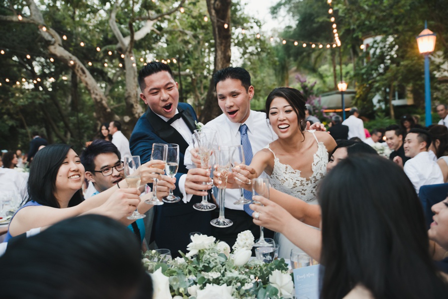 Garden Wedding with 1000 Paper Cranes