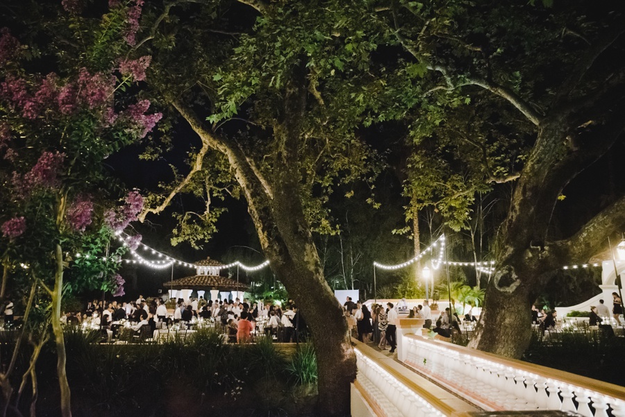 Garden Wedding with 1000 Paper Cranes