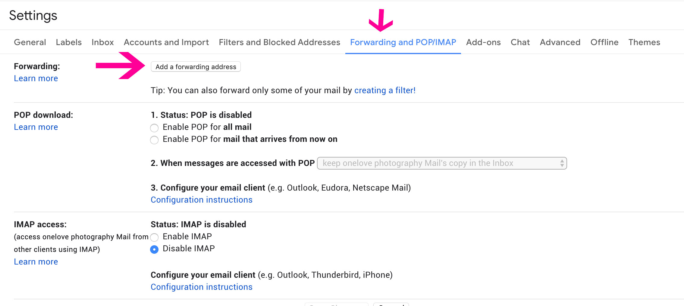 Your onelove email