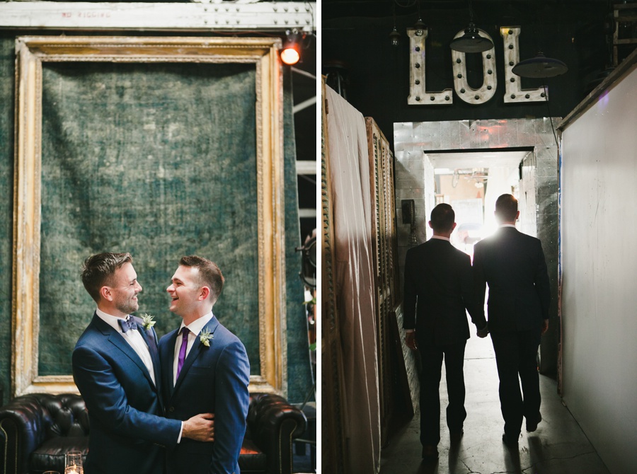 Modern Gay Wedding with a Kickass Dance Party