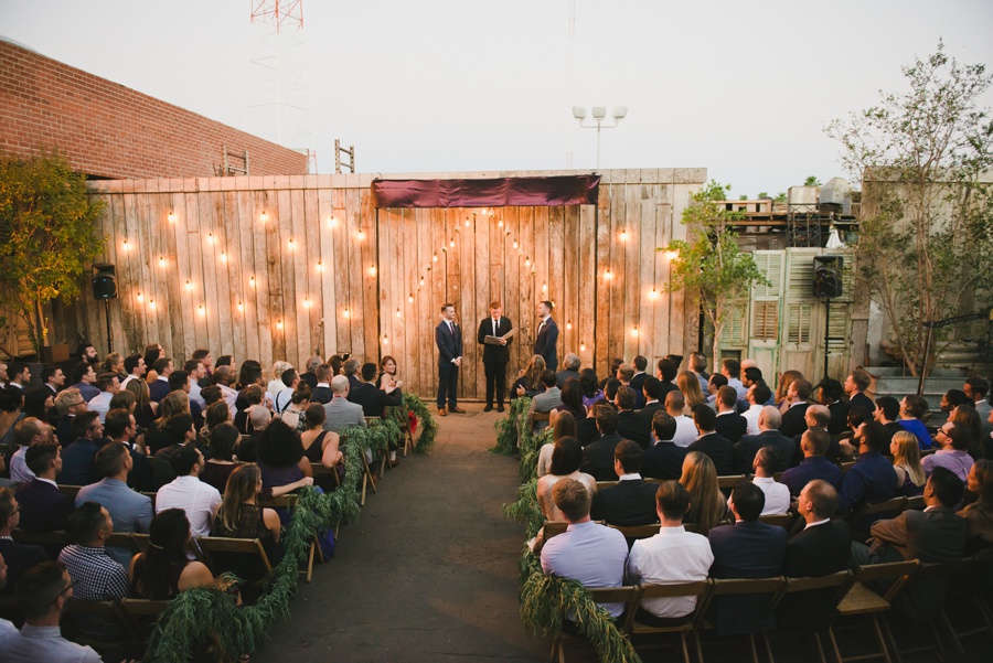 Modern Gay Wedding with a Kickass Dance Party