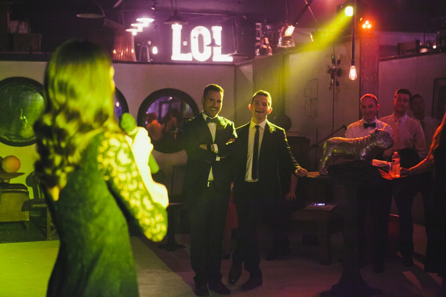 Modern Gay Wedding with a Kickass Dance Party
