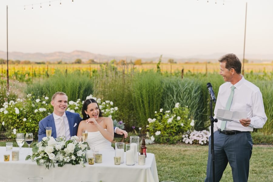outdoor wedding reception Barn at harrow cellars