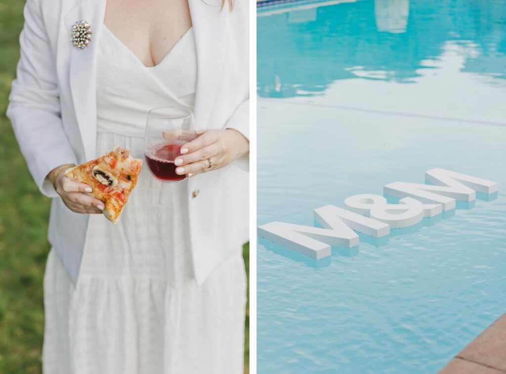 Sweet Treat Bar for rehearsal dinner pool party