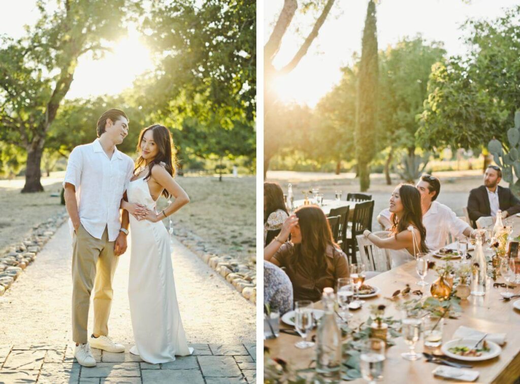 triple s ranch Calistoga rehearsal dinner photo shoot