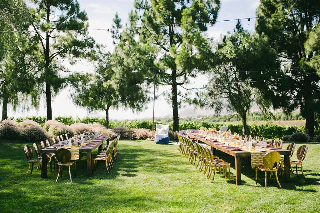 California Indiana Wedding Photographers - Outdoor Picnic Rehearsal Dinner