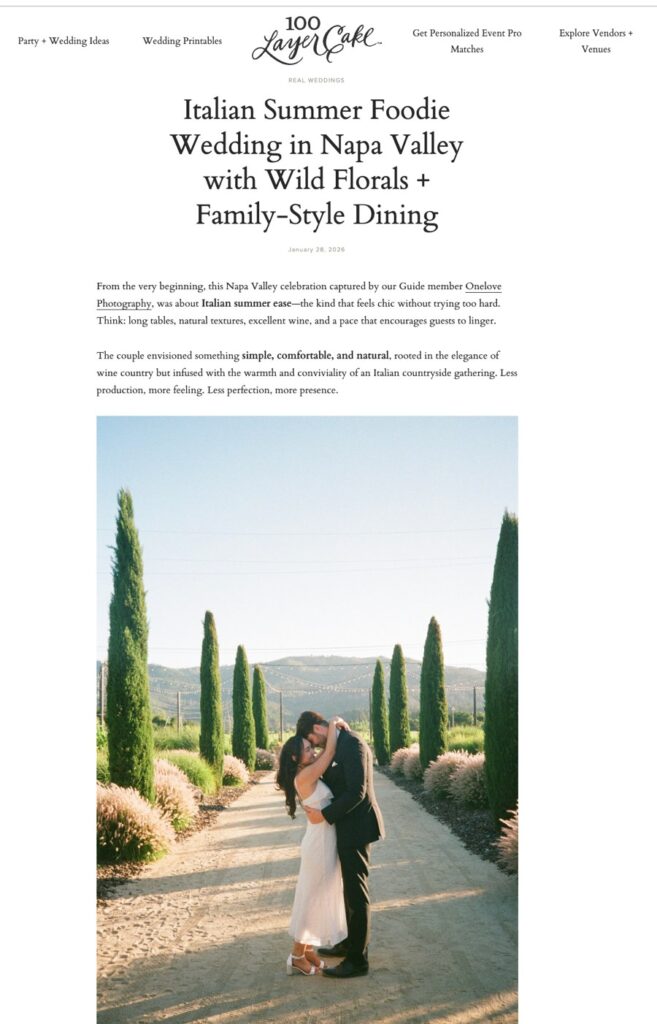 Brindare Napa Wedding, Italian Summer Wedding at Brindare Napa