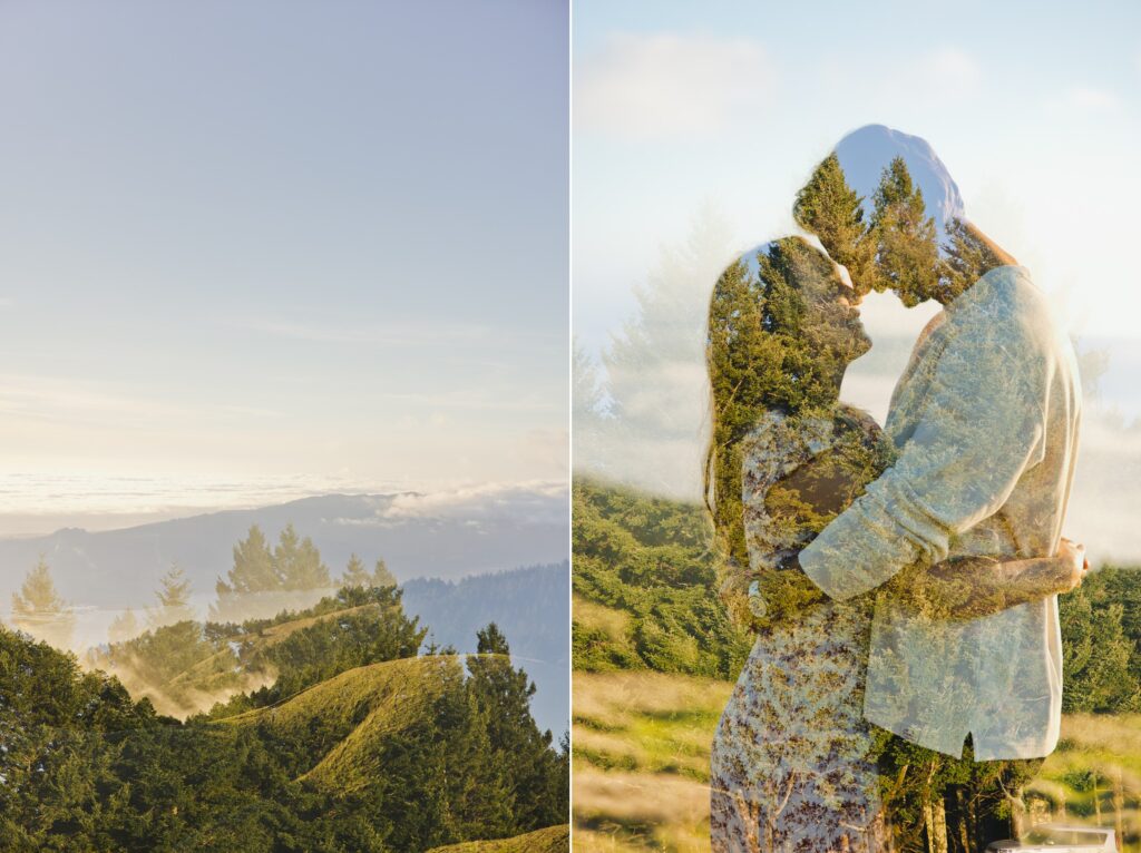 Mt. Tam engagement session, Sunset Hikes, Foggy Views, and That Just-Engaged Glow: Annie + Sam at Mt. Tam