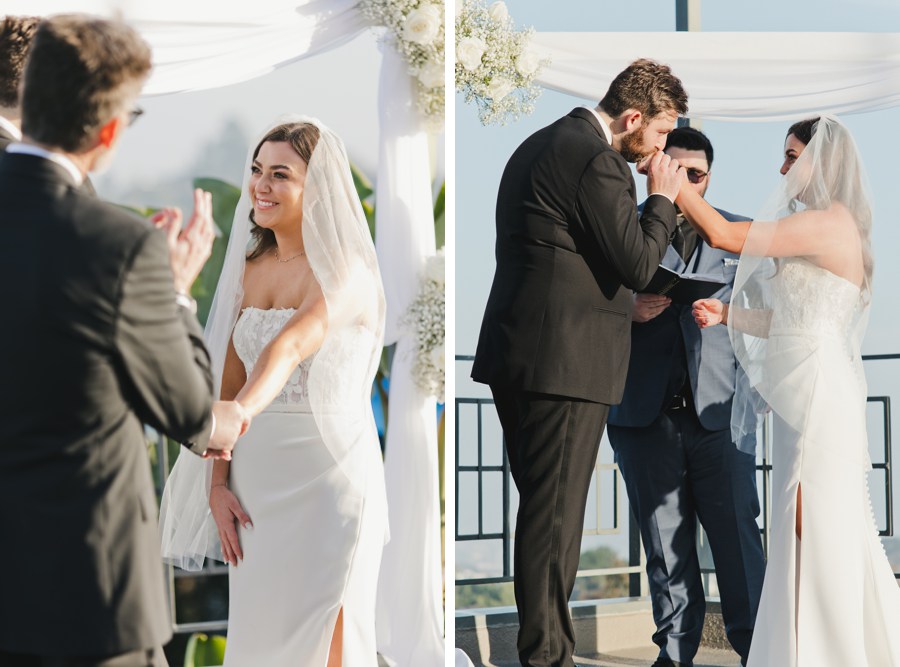 Modern LA Wedding, Modern LA Wedding at a Retro Tennis Club&nbsp;